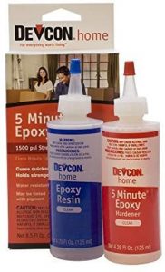 Devcon 8.5oz 5 Minute Epoxy 1500lb Waterproof Glue