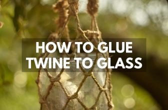 How to Glue Twine to Glass