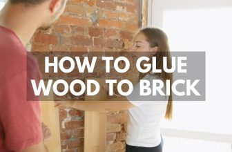 How to Glue Wood to Brick