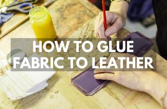 How to glue Fabric to Leather